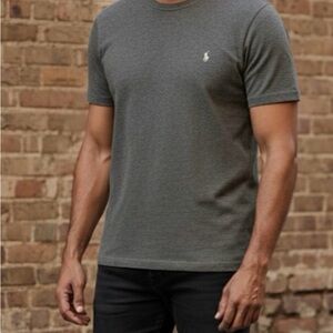 #300: Polo by Ralph Lauren Men's Charcoal Tee